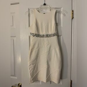 White cocktail dress